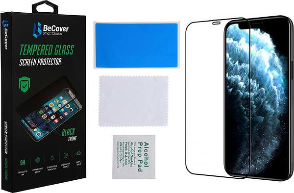 Фото - Захисне скло для смартфона BeCover for Apple iPhone 13/13 Pro Black (706663)