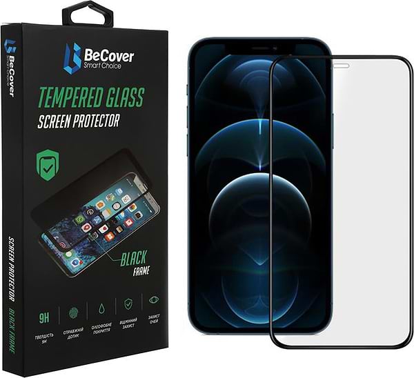Фото - Захисне скло для смартфона BeCover for Apple iPhone 13 Mini Black (706665)