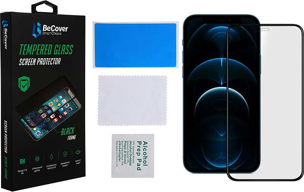 Фото - Захисне скло для смартфона BeCover for Apple iPhone 13 Mini Black (706665)
