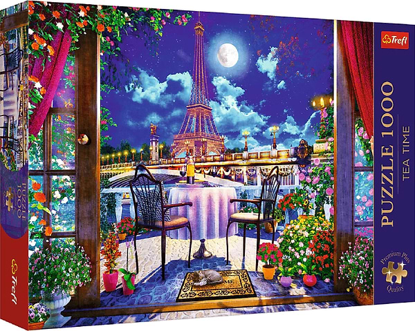 Фото - Пазли (8 +) Trefl "Час чаювання" - "Париж у місячному сяйві" (10843) Фото - Пазли (8 +) Trefl "Час чаювання" - "Париж у місячному сяйві" (10843)