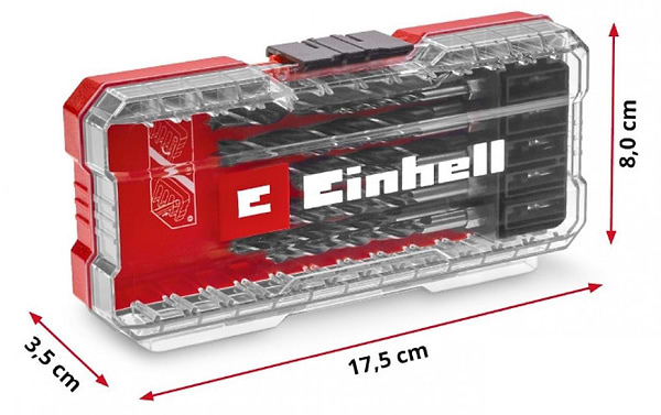 Фото - Набір свердел Einhell 3-8мм 10 шт. (108733)
