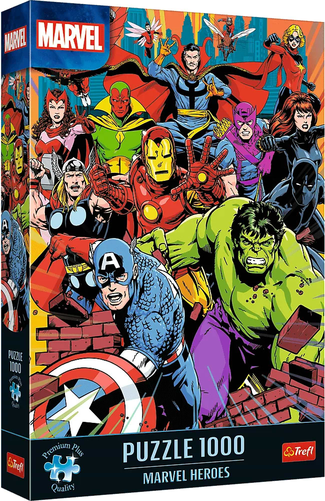 Пазли (8 +) Trefl Premium Marvel Heroes Герої 1000 ел. (08811)