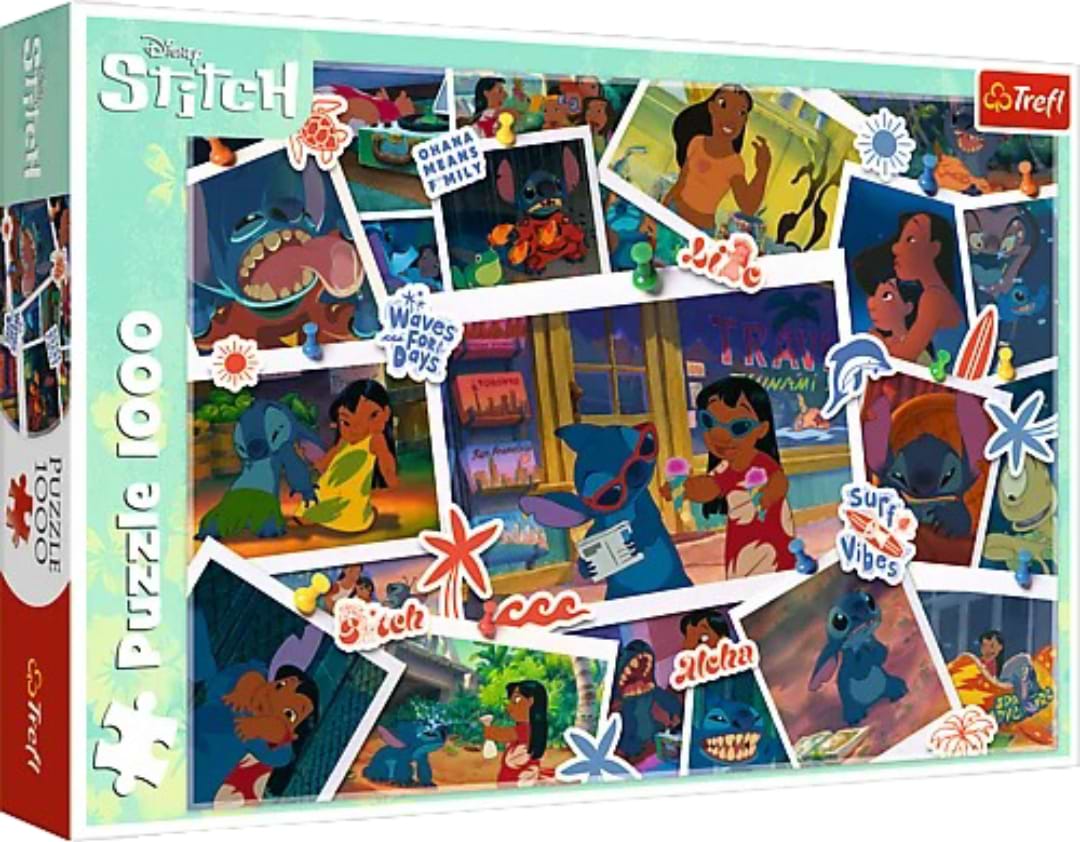 Пазлы (8+) Trefl Lilo&Stitch Сладкие воспоминания 1000 эл. (08828)