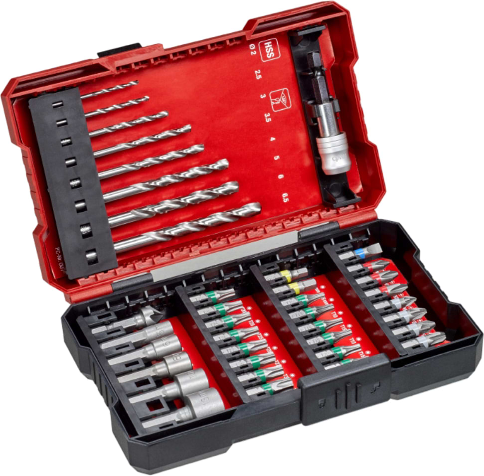 Набор инструментов Einhell L-Box KWB 39 шт. (108911)