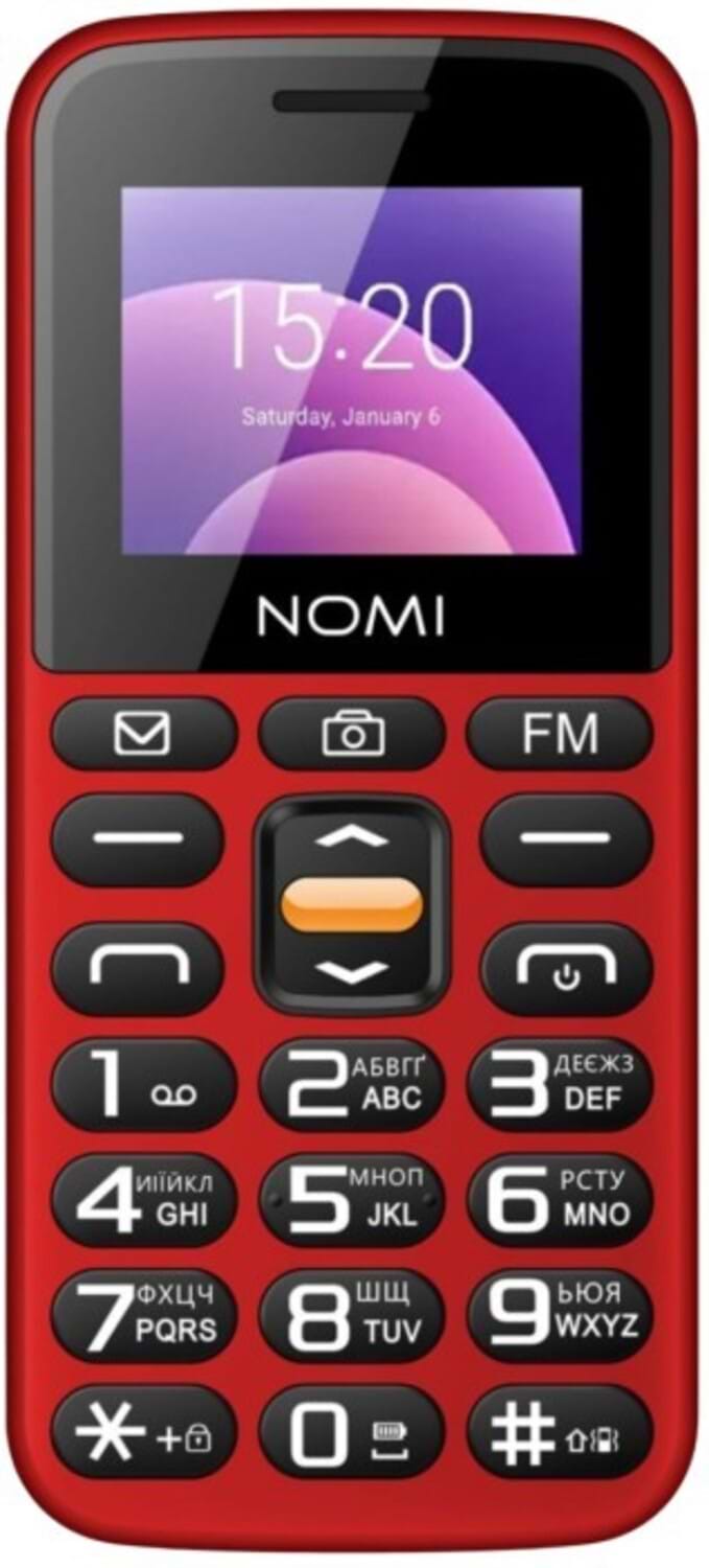 Фото - Мобільний телефон Nomi i1820 Red