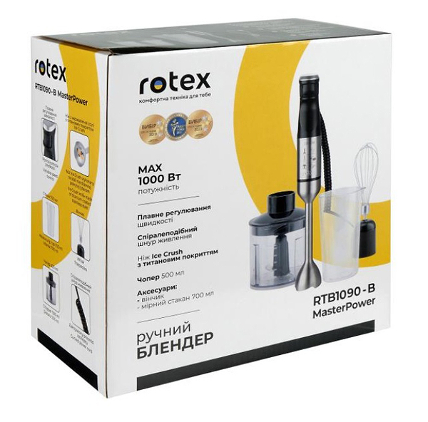 Фото - Блендер погружной Rotex RTB1090-B MasterPower