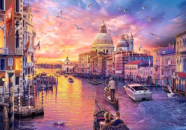 Фото - Пазлы (8+) Trefl Прелести Венеции 1000 эл. (09269)