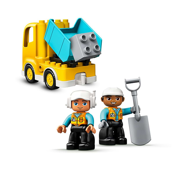 Фото - Конструктор LEGO DUPLO Вантажівка і гусеничний екскаватор (10931)