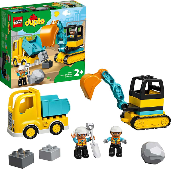 Фото - Конструктор LEGO DUPLO Вантажівка і гусеничний екскаватор (10931)