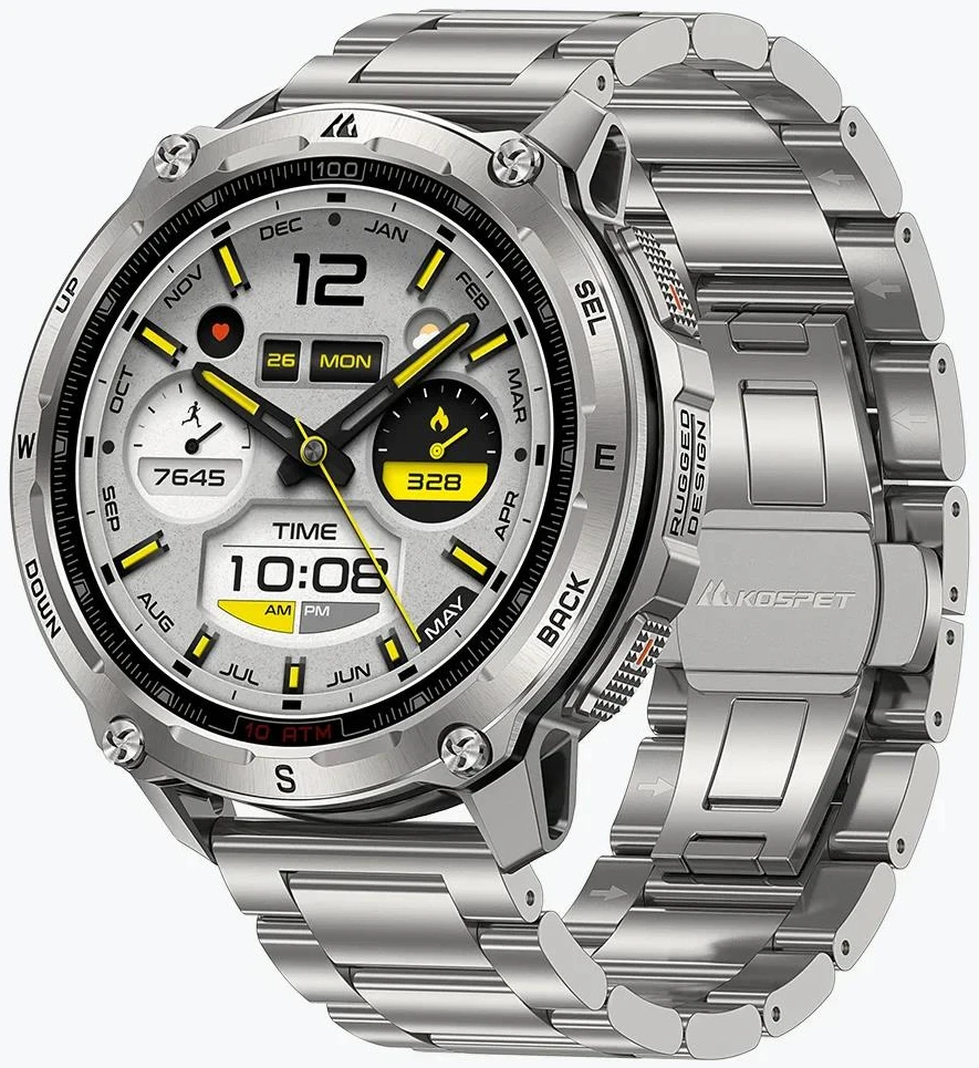 Смарт-часы KOSPET TANK T4 SE SILVER