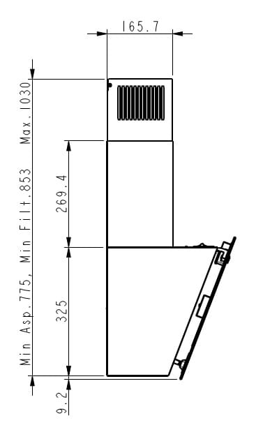Фото - Уцінка - Витяжка декоративна Elica LIXA WH/A/60 #