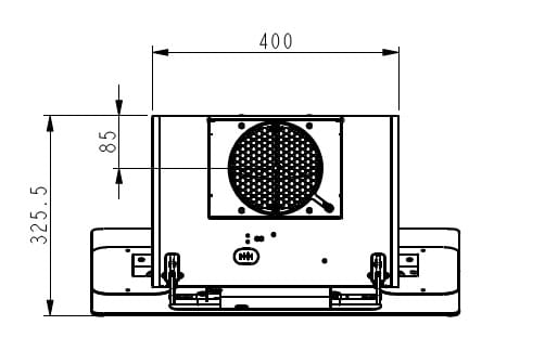 Фото - Уцінка - Витяжка декоративна Elica LIXA WH/A/60 #