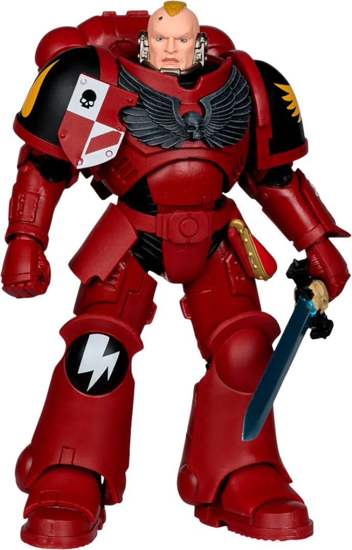 Колекційна фігурка McFarlane Toys Warhammer 40K Assault Intercessor Sergeant - Blood Angel 7in (787926109481)