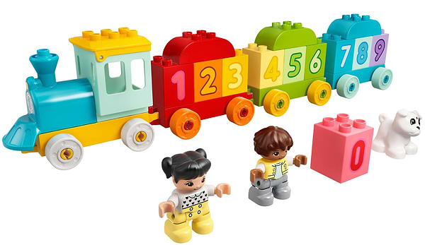 Фото - Конструктор LEGO DUPLO My First Поезд с цифрами – учимся считать (10954)