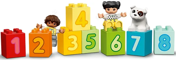 Фото - Конструктор LEGO DUPLO My First Поезд с цифрами – учимся считать (10954)