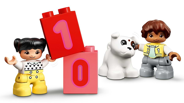 Фото - Конструктор LEGO DUPLO My First Поезд с цифрами – учимся считать (10954)