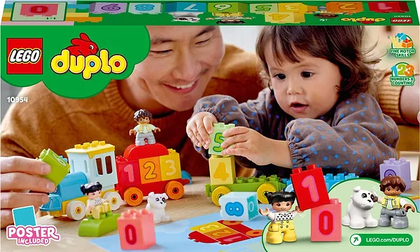 Фото - Конструктор LEGO DUPLO My First Поезд с цифрами – учимся считать (10954)