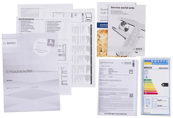 Фото - Духова шафа Bosch HBG635BW1