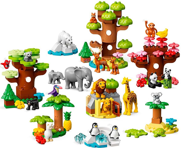 Фото - Конструктор LEGO DUPLO Town Дикие животные мира (10975)