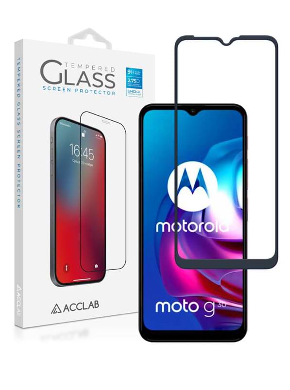 Фото - Захисне скло для смартфону ACCLAB Full Glue for Motorola Moto G10/G30 Black (1283126514371)