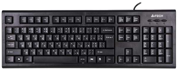 Фото - Клавіатура дротова A4tech KR-85 USB (Black)