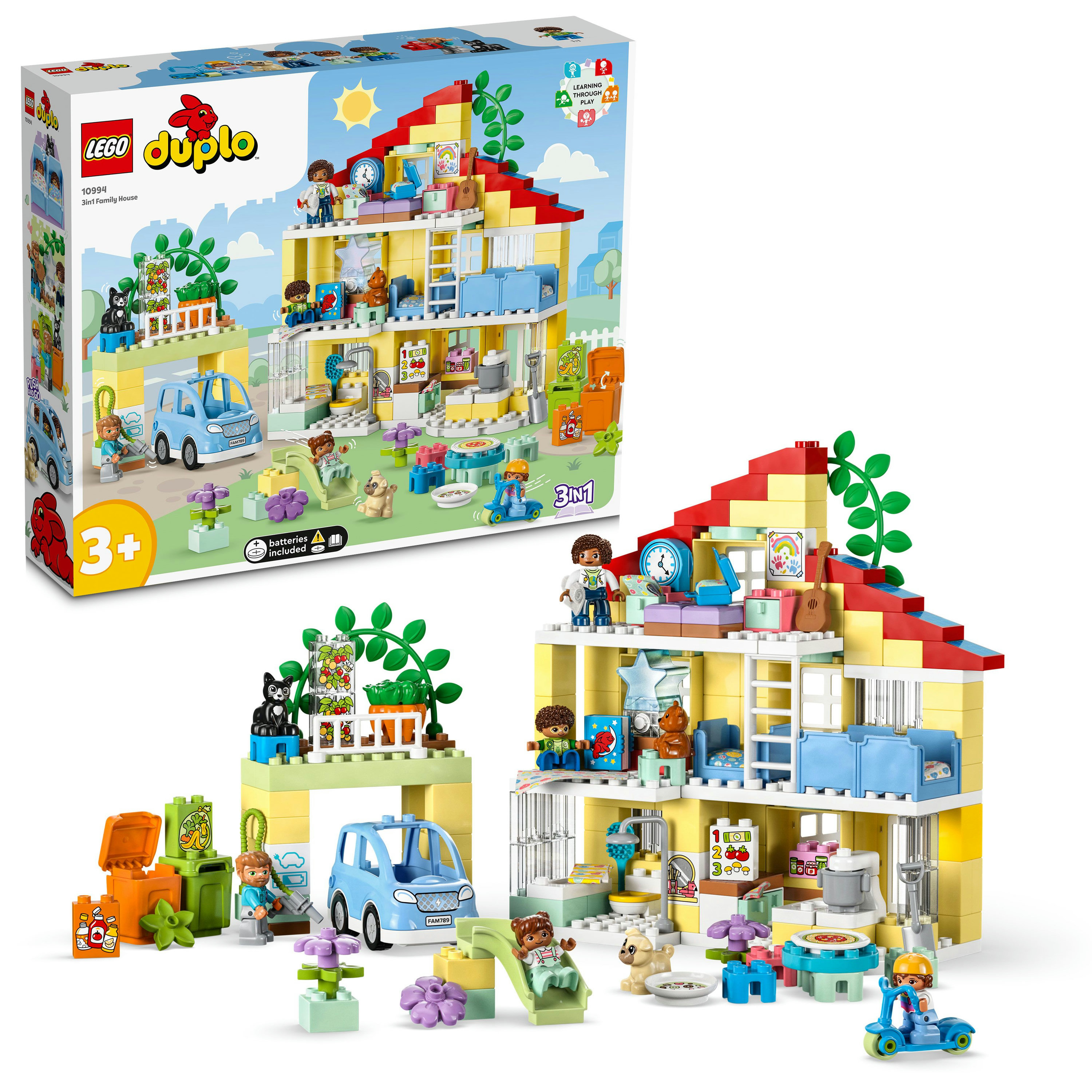 Конструктор LEGO DUPLO® Сімейний будинок 3 в 1 (10994) - Фото 1