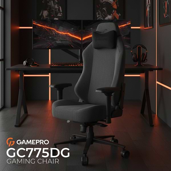 Фото - Кресло для геймеров GamePro GC775DG Dark Grey