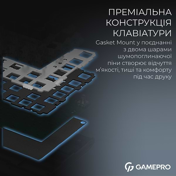 Фото - Клавиатура проводная игровая GamePro Asgard Valhalla Max Magnetic Switches USB Black (MK160B MAX)