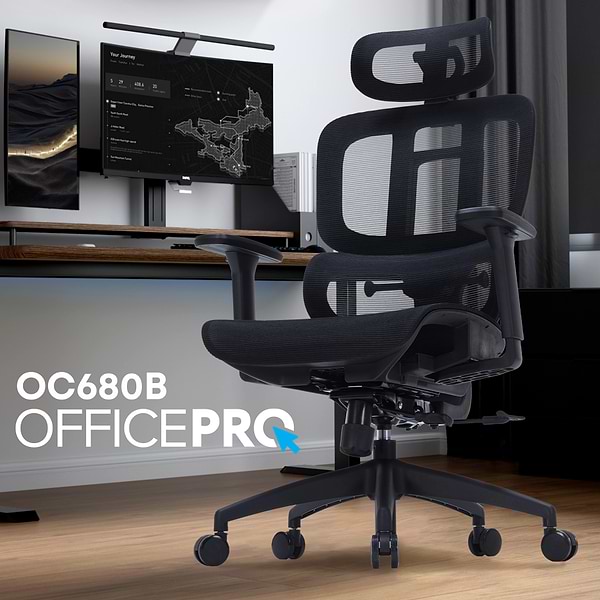 Фото - Кресло офисное OfficePro OC680B Black