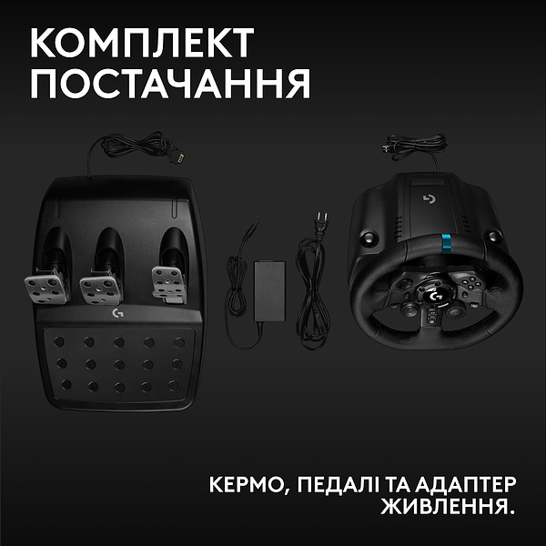 Фото - Кермо Logitech G923 Racing Wheel and Pedals for PS4 and PC (941-000149)