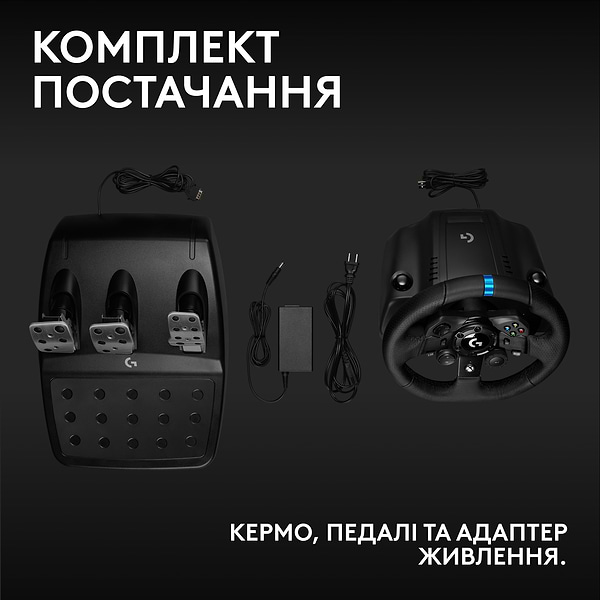 Фото - Кермо Logitech G923 Racing Wheel and Pedals for Xbox One and PC (941-000158)