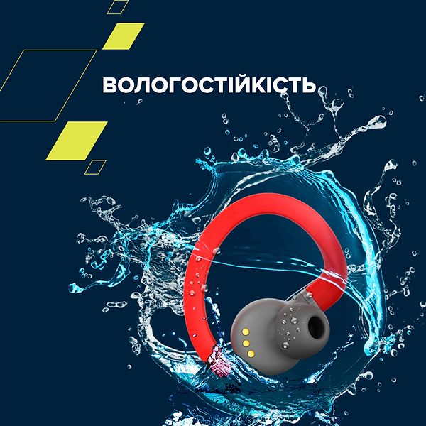 Фото - Наушники вкладыши беспроводные TWS Canyon OnRun 11 Sport Wireless charge Red (CNS-TWS11R)