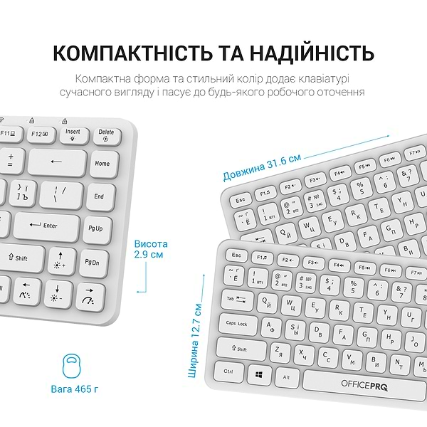 Фото - Клавиатура беспроводная OfficePro SK790W