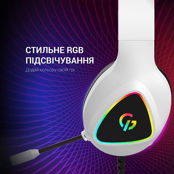 Фото - Гарнітура дротова ігрова GamePro HS615 RGB