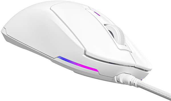 Фото - Мышь проводная игровая Lorgar MSA10 Ultralight Wired Gaming White (LRG-MSA10-WH)