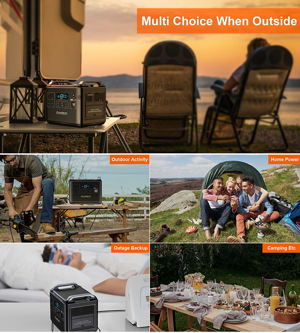 Фото - Зарядна станція універсальна Choetech 2000W (BS006)