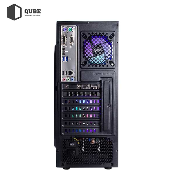Фото - Системный блок QUBE QB i5 10400F GTX 1650 4GB 1621 (QBi510400FGTX16504GB1621)