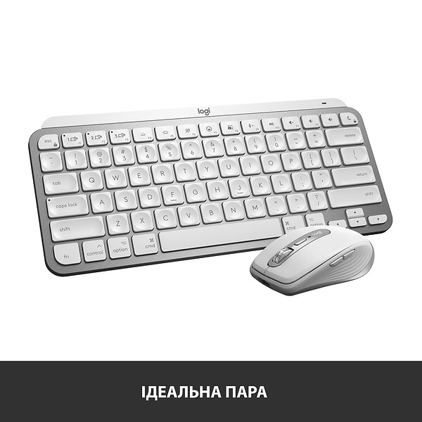 Фото - Клавиатура беспроводная Logitech MX Keys Mini For Mac Pale Grey (920-010526)