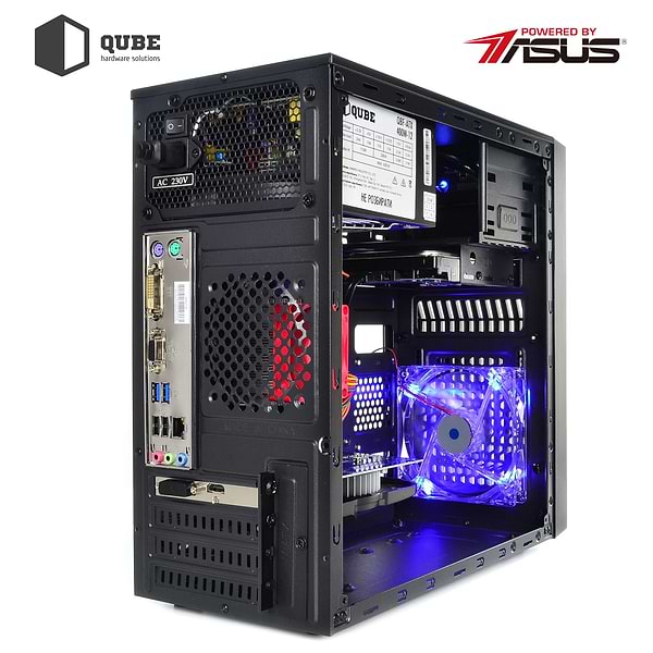 Фото - Системный блок QUBE QB i3 12100F GT 1030 2GB 821 (i312100FGT10302GB821)