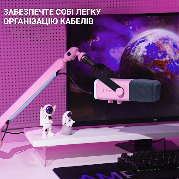 Фото - Мікрофон до комп'ютера Fifine TAM8P USB/XLR Pink