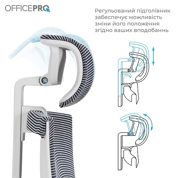 Фото - Кресло офисное OfficePro Balance (OC620-W-DG-DG) White/Dark Gray