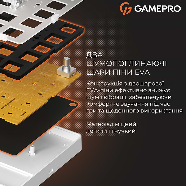 Фото - Клавиатура проводная игровая GamePro Genesis Silverlight  (MK126)