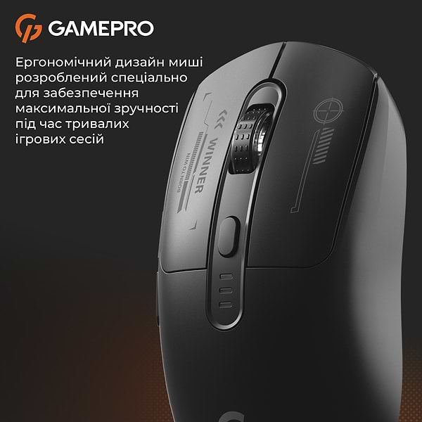 Фото - Миша бездротова ігрова GamePro Genesis Winner Wireless Black (GM079B)