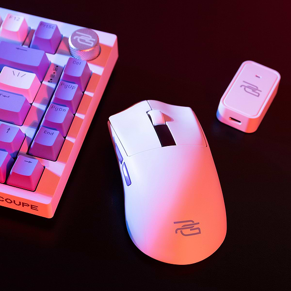 Фото - Миша бездротова ігрова Proove Gaming Jester White (WMJS00022002)