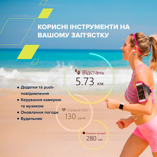 Фото - Смарт-часы Canyon Easy SW-54 Black (CNS-SW54BB)