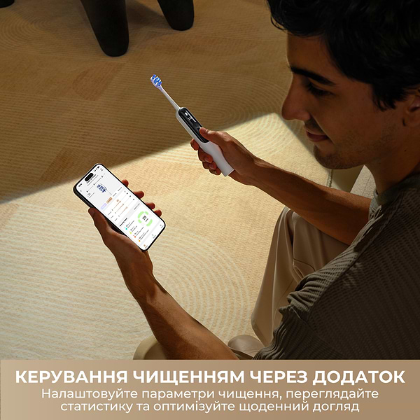 Фото - Зубна щітка електрична Mova Fresh 20 Sensus White (ATS25B-WH)