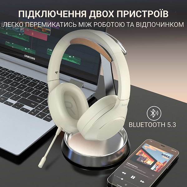 Фото - Гарнітура бездротова Fifine X3W Wireless White