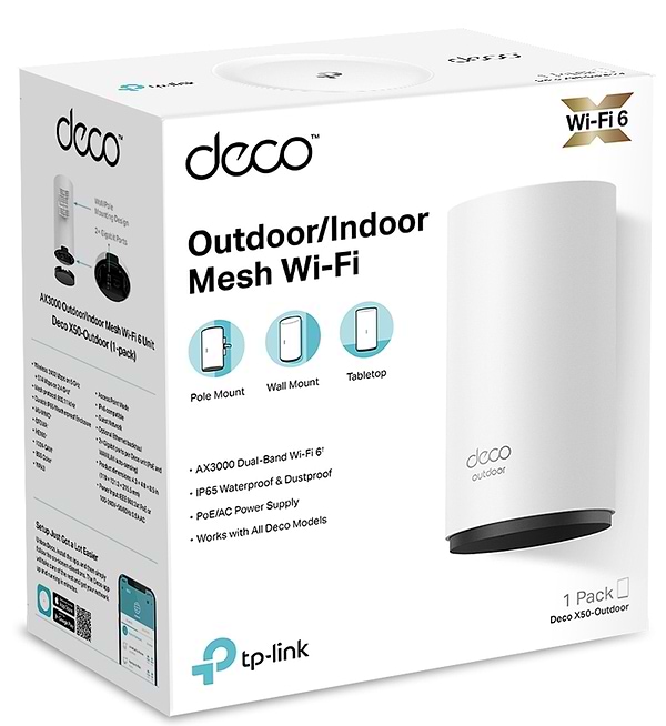 Фото - MESH система WiFi6 TP-Link Deco X50-Outdoor(1-pack)