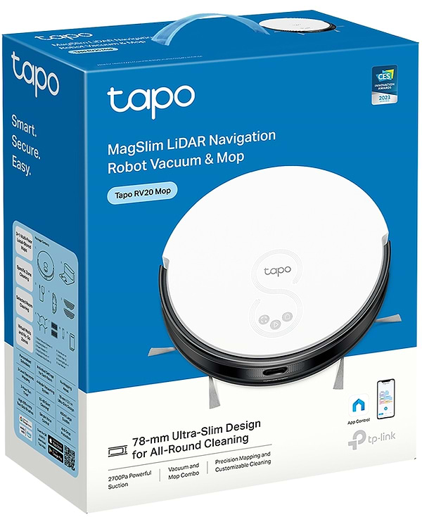 Фото - Робот-пилосос миючий TP-Link Tapo RV20 Mop