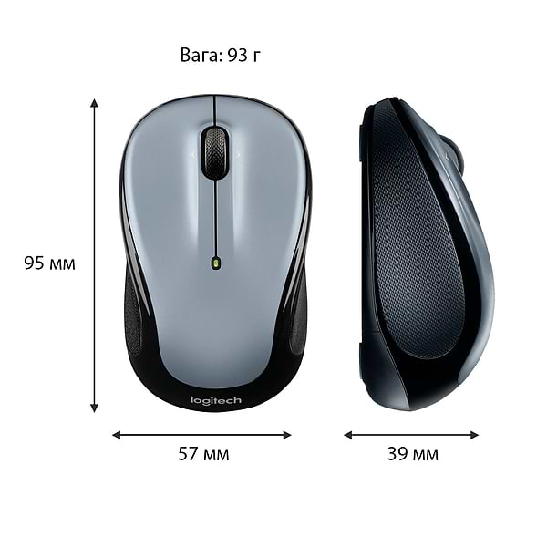 Фото - Миша бездротова Logitech M325s Light Silver (910-006813)